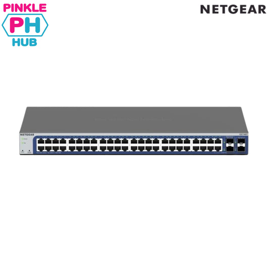 NETGEAR 48-Port Gigabit Ethernet Smart Switch With 2 Copper/SFP Combo Ports and 2 Dedicated SFP Ports