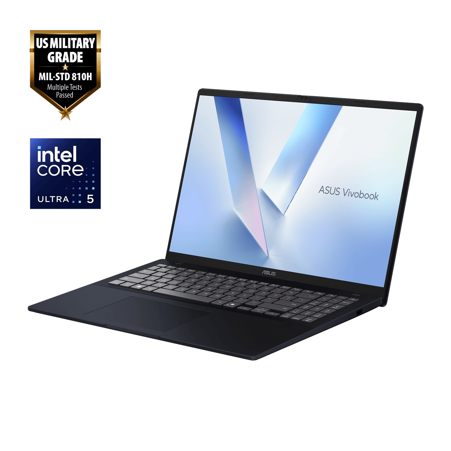 Asus VivoBook 16 X1607CA-MB110WSM (Quiet Blue) | 16In WUXGA IPS | Intel Core Ultra 5 225H | 16GB RAM | 512GB SSD | Win11