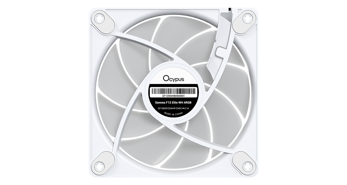 OCYPUS GAMMA F12 ELITE BLACK/WHITE ARGB 3 IN 1