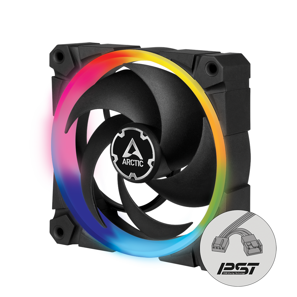 Arctic BioniX P120 A-RGB Pressure-Optimised 120 mm Fan with A-RGB Single fan (without controller) (ACFAN00146A)