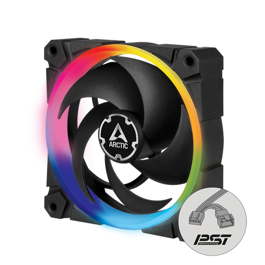 Arctic BioniX P120 A-RGB Pressure-Optimised 120 mm Fan with A-RGB Single fan (without controller) (ACFAN00146A)
