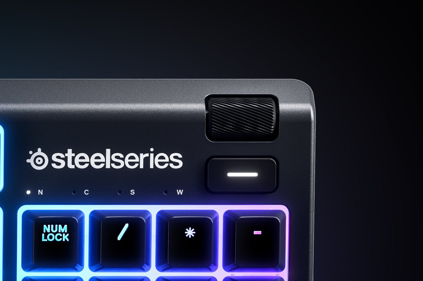 Steel Series APEX 3 Water Resistant Whisper Quiet Keyboard with RGB Lighting (64795)