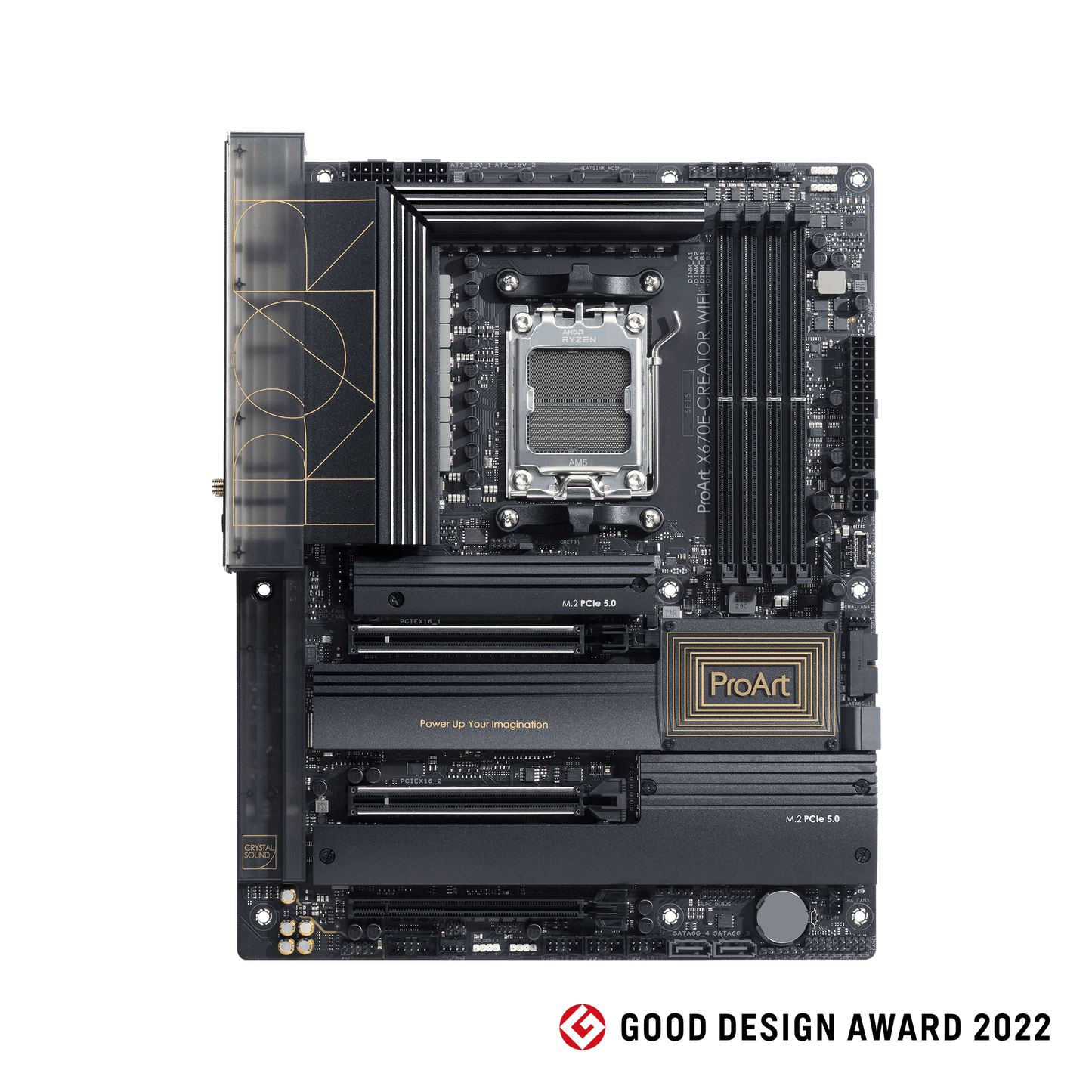 ASUS X670E-CREATOR WIFI, MD Socket AM5 for AMD Ryzen™ 7000 Series Desktop Processors* * Refer to www.asus.com for CPU support list