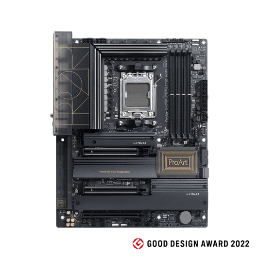 ASUS X670E-CREATOR WIFI, MD Socket AM5 for AMD Ryzen™ 7000 Series Desktop Processors* * Refer to www.asus.com for CPU support list