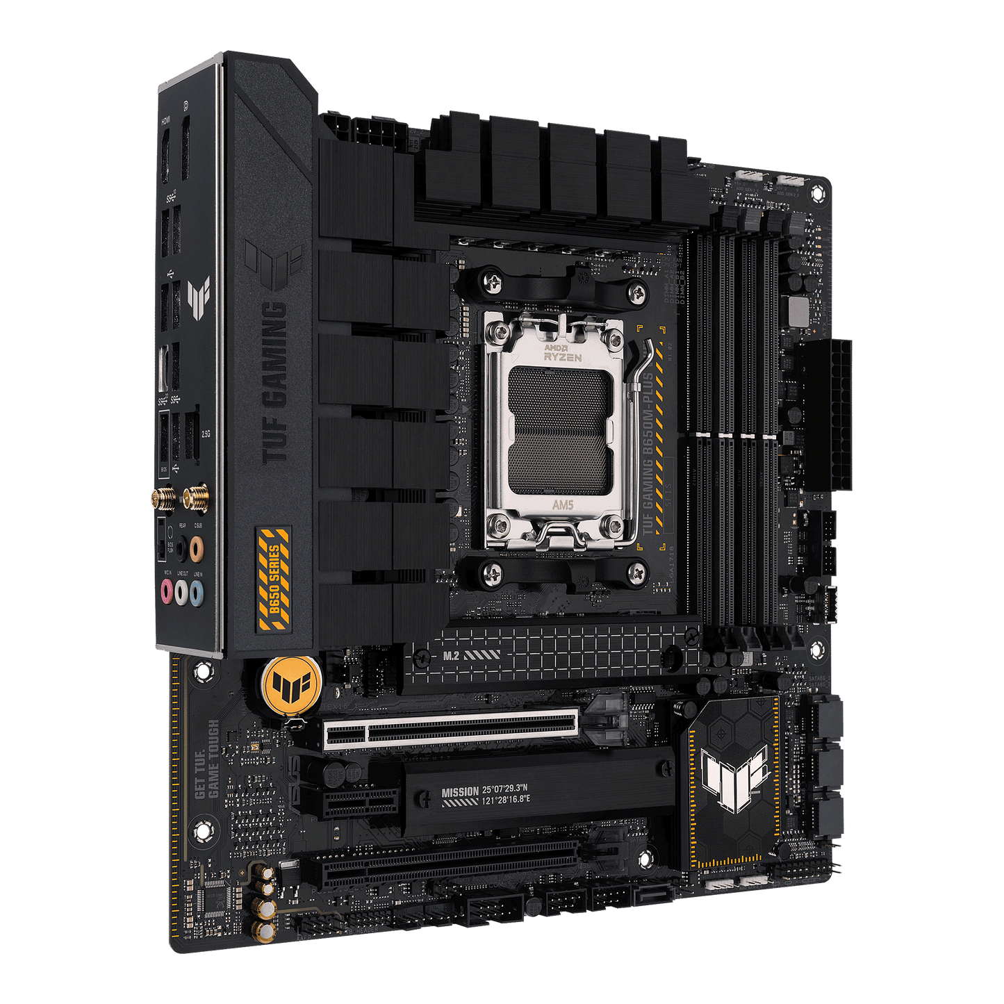 ASUS TUF GAMING B650M-PLUS WIFI AMD Socket AM5 for AMD Ryzen™ 7000 Series Desktop Processors,PCIe® 5.0 for graphics cards and M.2 storage
