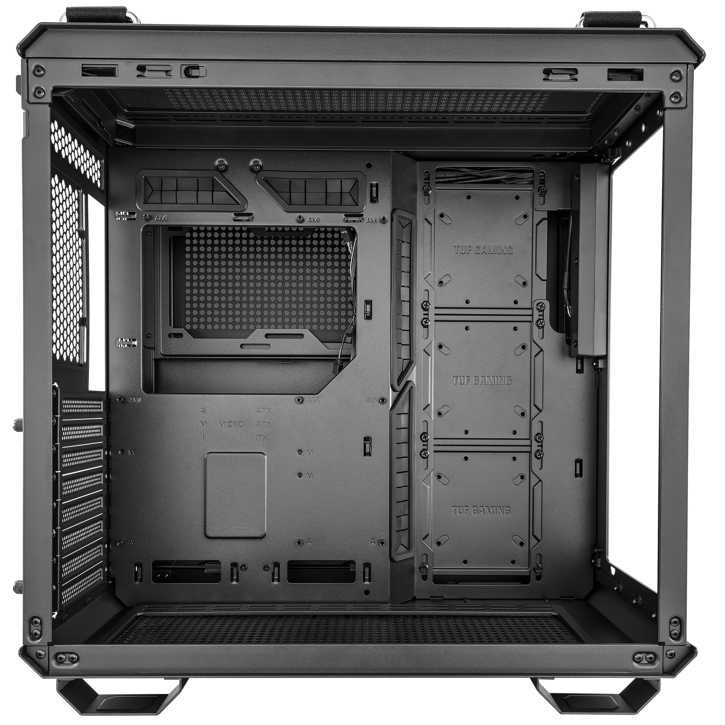 ASUS TUF Gaming GT502 Dual Chamber Chassis,Front Panel High-Speed USB Type-C,Tool-Free Side Panels