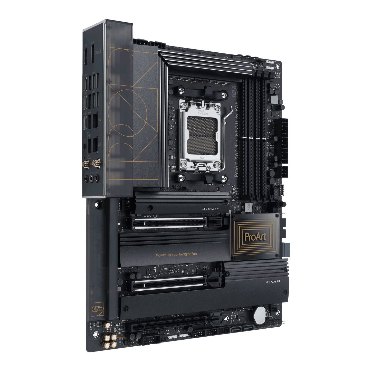 ASUS X670E-CREATOR WIFI, MD Socket AM5 for AMD Ryzen™ 7000 Series Desktop Processors* * Refer to www.asus.com for CPU support list