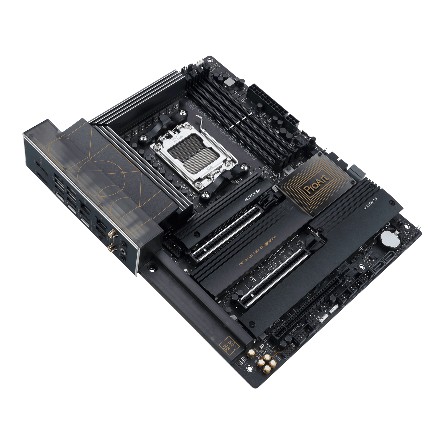 ASUS X670E-CREATOR WIFI, MD Socket AM5 for AMD Ryzen™ 7000 Series Desktop Processors* * Refer to www.asus.com for CPU support list