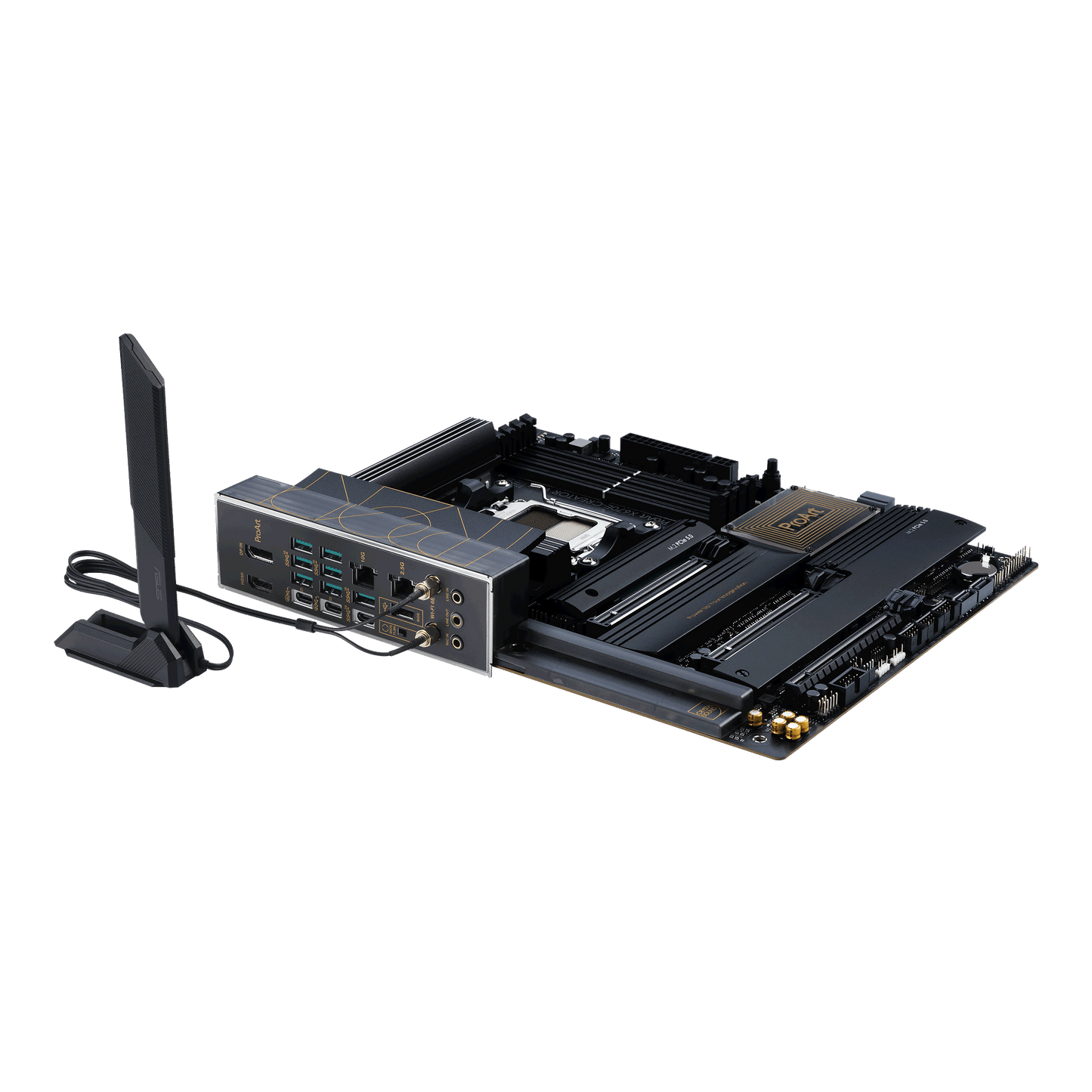 ASUS X670E-CREATOR WIFI, MD Socket AM5 for AMD Ryzen™ 7000 Series Desktop Processors* * Refer to www.asus.com for CPU support list