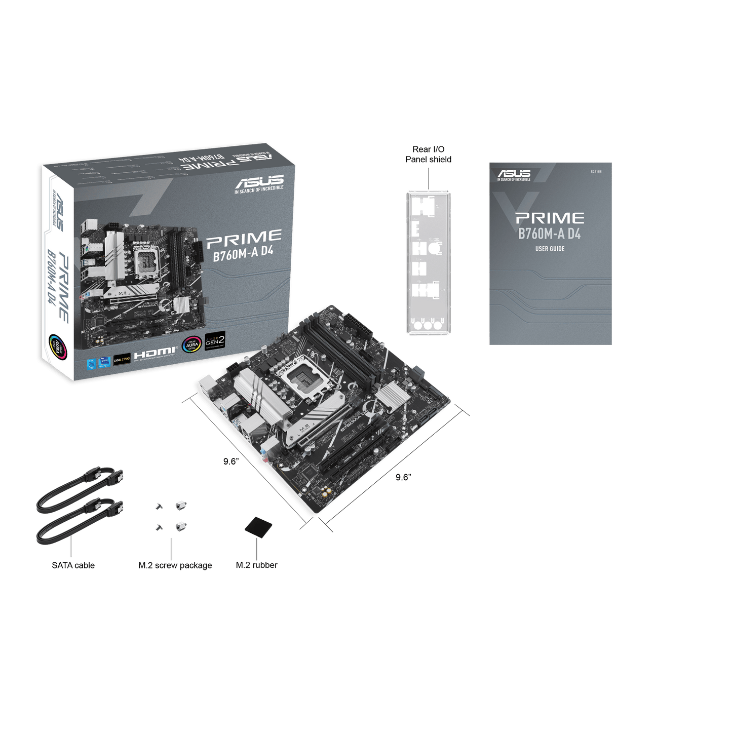 ASUS B760M-A D4,Intel® LGA 1700 Socket: Ready for 13th and 12th Gen Intel® processors Ultrafast Connectivity