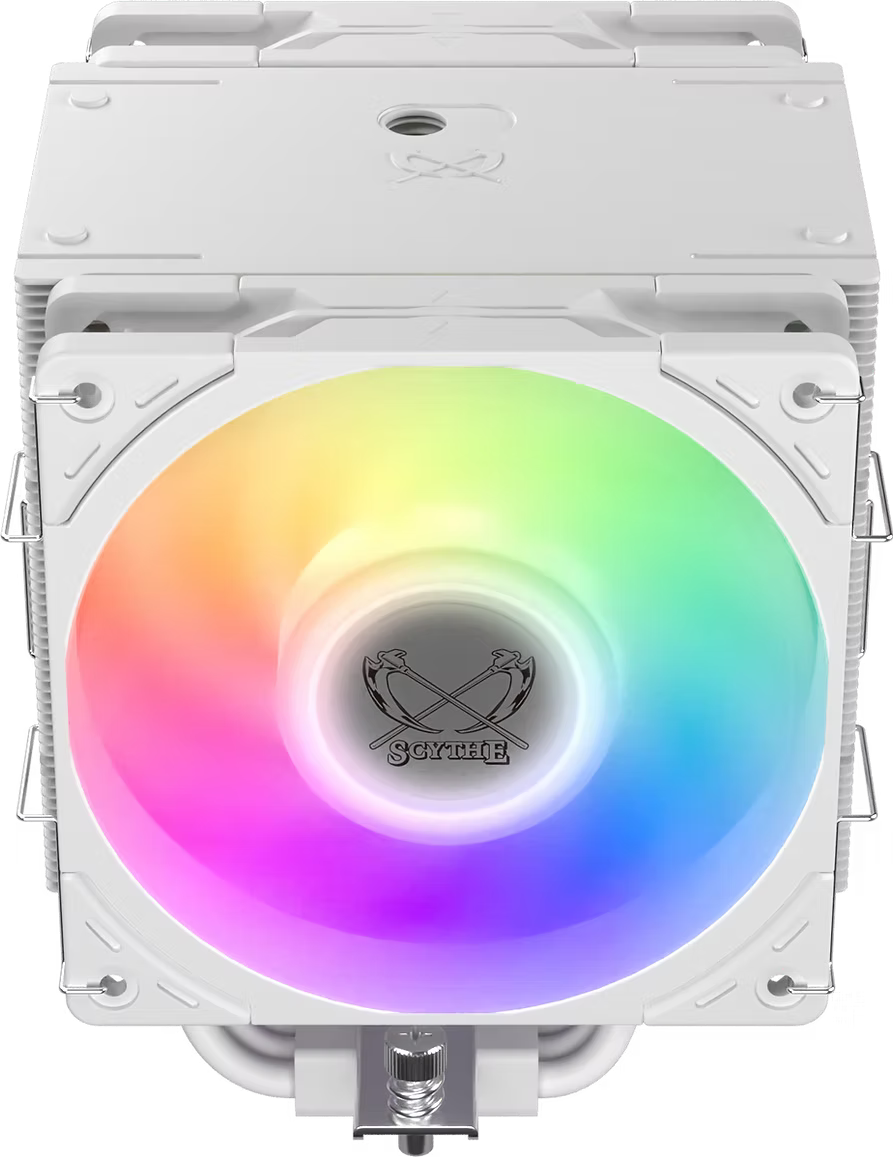 Scythe Mugen 6 Dual Fan aRGB, CPU Air Cooler - White