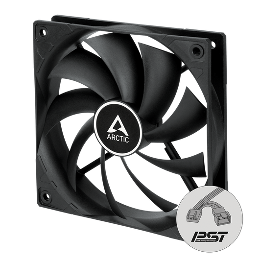 Arctic F12 PWM PST CO 120mm PWM with PST Case Fan for Continuous Operation (ACFAN00210A)