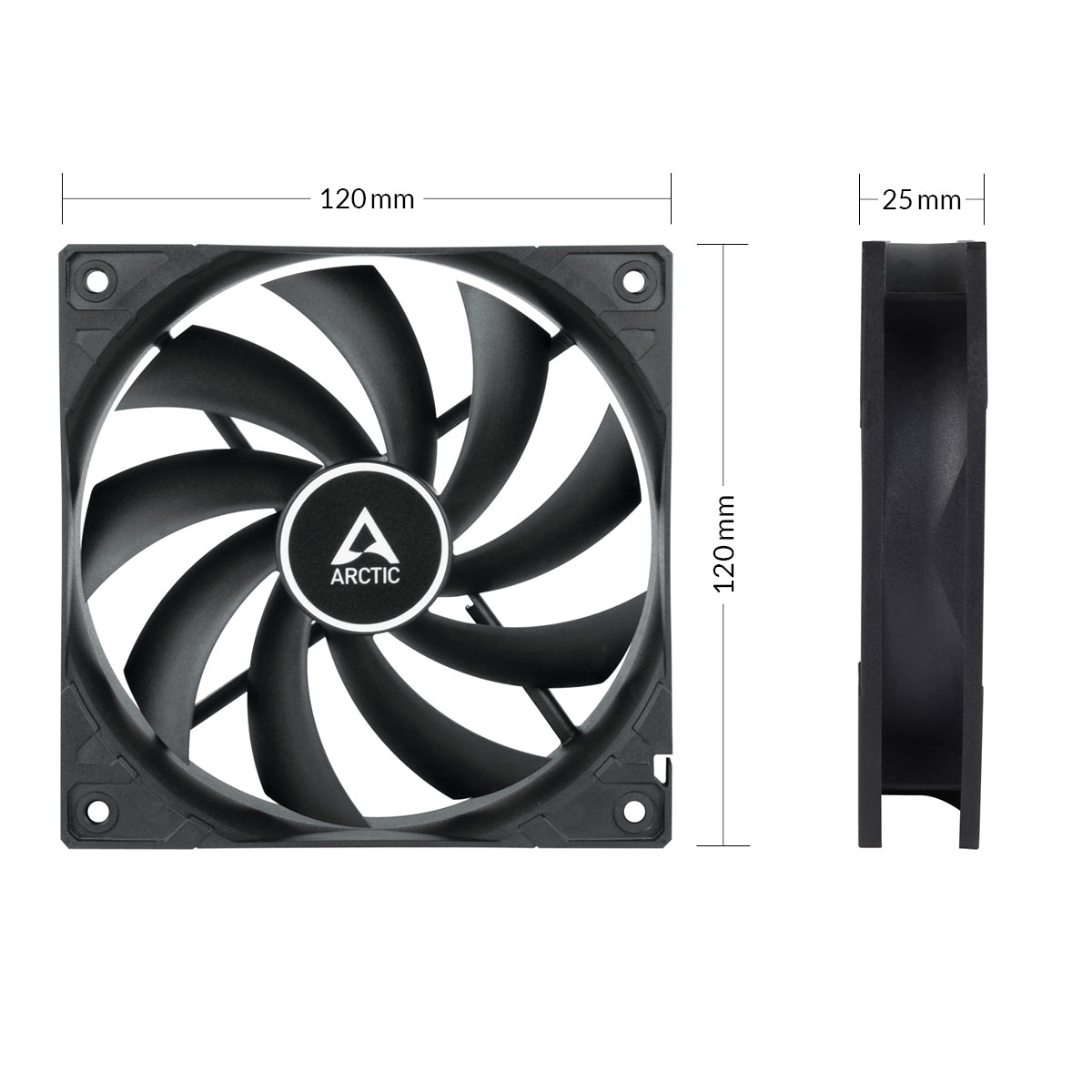 Arctic F12 Silent 120 mm Low Noise Fan (ACFAN00202A)