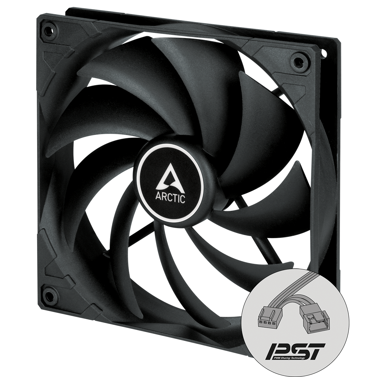 Arctic F14 PWM PST CO 140 mm PWM PST Case Fan for Continuous Operation 200-1350 RPM