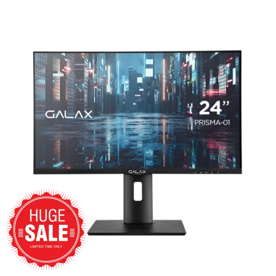 Galax Monitor Prisma-01 24’’ Fhd / Va 75Hz G-Sync Compatible Borderless Usb-C Supported Prisma