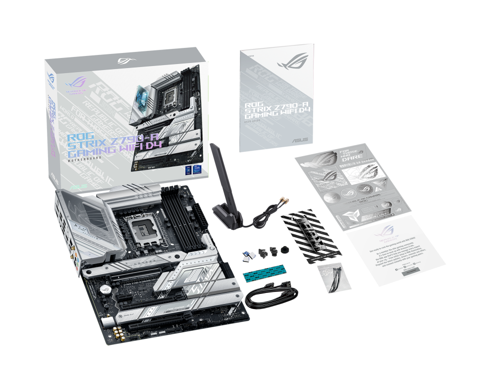 ASUS ROG STRIX Z790-A GAMING WIFI D4 Intel® Socket LGA1700 for 13th Gen Intel® Core™ Processors & 12th Gen Intel® Core™, Pentium® Gold and Celeron® Processors*
