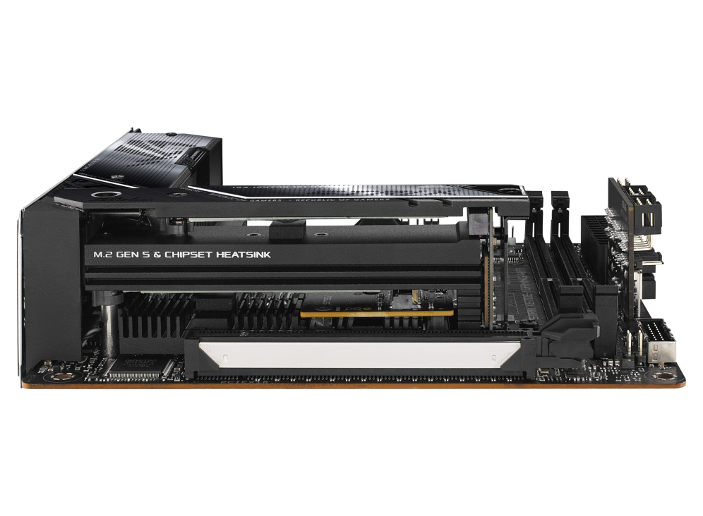 ASUS STRIX X670E-I GAMING WIFI, AMD Socket AM5 for AMD Ryzen™ 7000 Series Desktop ProcessorsPCIe 5.0, ROG FPS-II Card