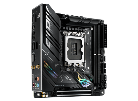 ASUS ROG STRIX B660-I GAMING WIFI,Intel® LGA 1700 socket: Ready for 13th Gen Intel® Core™ Processors and 12th Gen Intel® Core™, Pentium® Gold, and Celeron® Processors, Optimal Power Solution