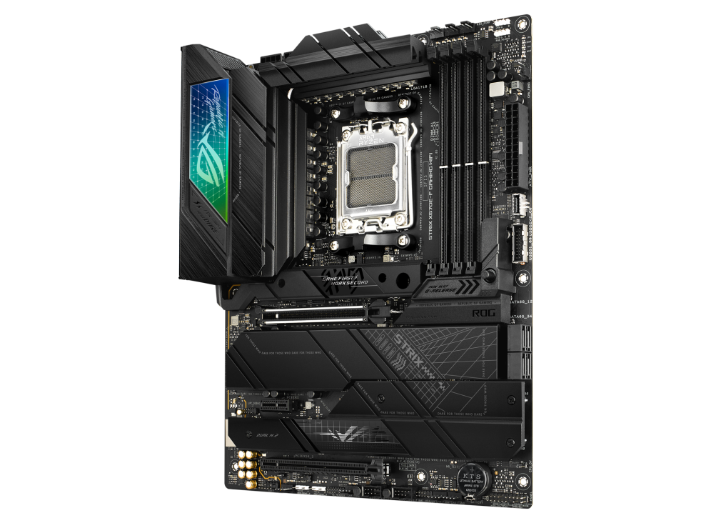 ASUS ROG STRIX X670E-F GAMING WIFI,AMD Socket AM5 for AMD Ryzen™ 7000 Series Desktop Processors, DDR5 6400 MT/s+,PCIe 5.0