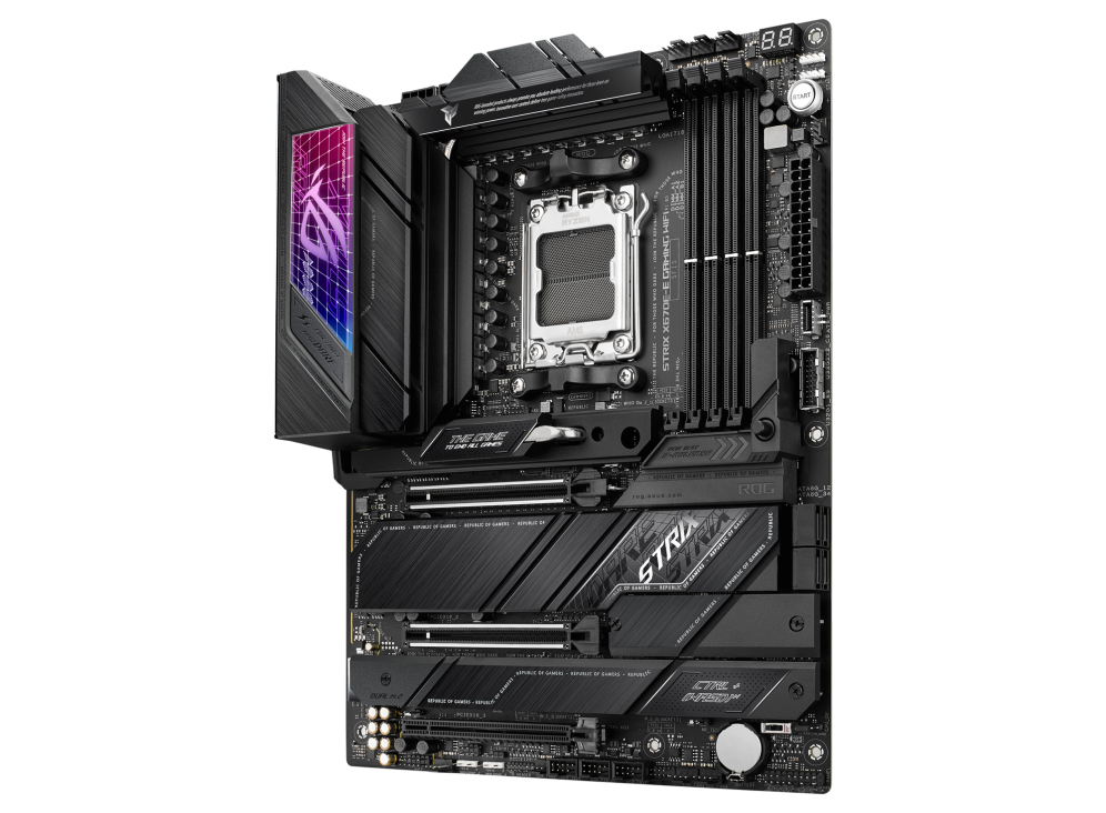ASUS ROG STRIX X670E-E GAMING WIFI,AMD Socket AM5 for AMD Ryzen™ 7000 Series Desktop Processors, WiFi 6E,PCIe 5.0,