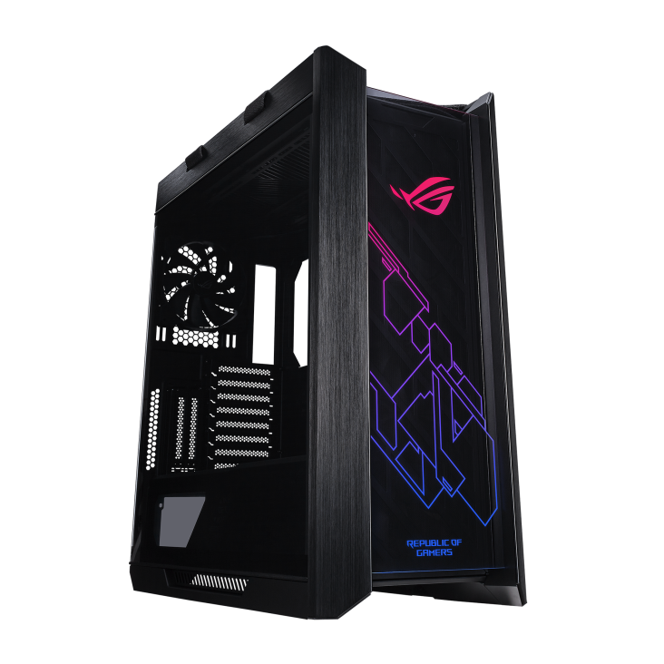ASUS ROG Strix Helios RGB ATX/EATX mid-tower gaming case with tempered glass, aluminum frame, GPU braces, 420mm radiator support and Aura Sync