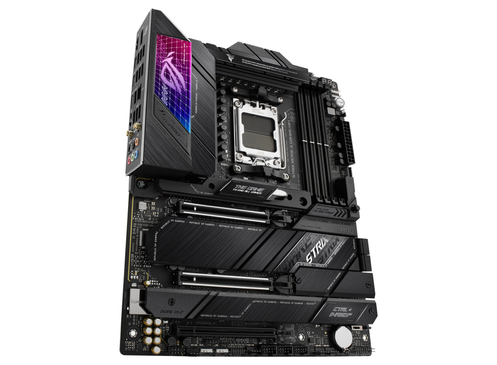 ASUS ROG STRIX X670E-E GAMING WIFI,AMD Socket AM5 for AMD Ryzen™ 7000 Series Desktop Processors, WiFi 6E,PCIe 5.0,