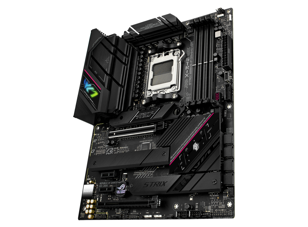 ASUS ROG STRIX B650E-F GAMING WIFI,AMD Socket AM5 for AMD Ryzen™ 7000 Series Desktop Processors PCIe 5.0 An x16 slot and on-board M.2 slot,WiFi 6E