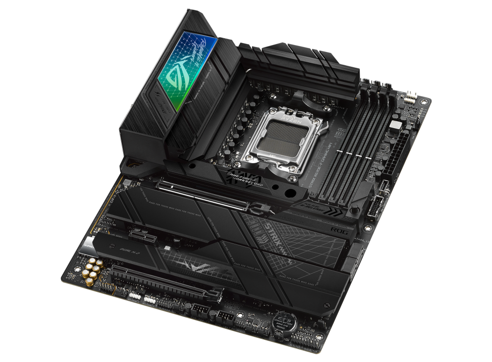 ASUS ROG STRIX X670E-F GAMING WIFI,AMD Socket AM5 for AMD Ryzen™ 7000 Series Desktop Processors, DDR5 6400 MT/s+,PCIe 5.0