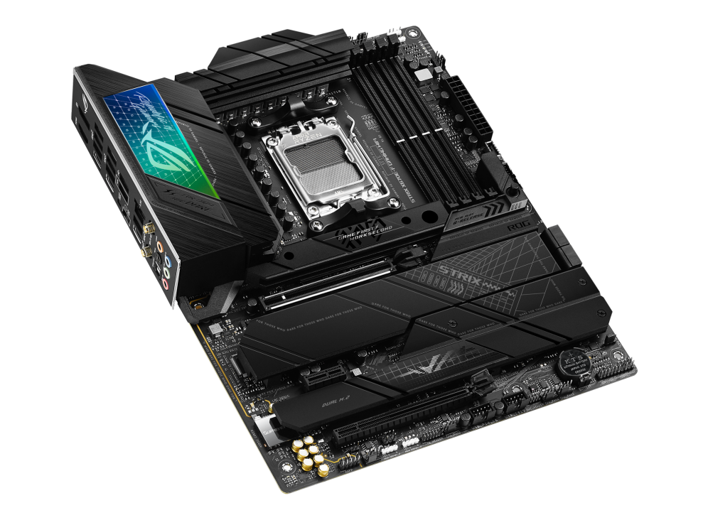 ASUS ROG STRIX X670E-F GAMING WIFI,AMD Socket AM5 for AMD Ryzen™ 7000 Series Desktop Processors, DDR5 6400 MT/s+,PCIe 5.0