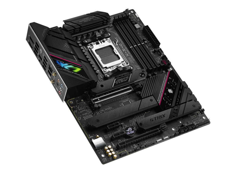 ASUS ROG STRIX B650E-F GAMING WIFI,AMD Socket AM5 for AMD Ryzen™ 7000 Series Desktop Processors PCIe 5.0 An x16 slot and on-board M.2 slot,WiFi 6E