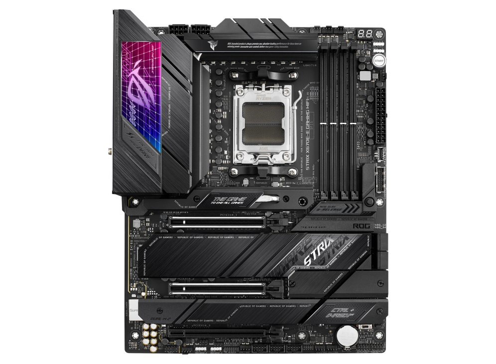 ASUS ROG STRIX X670E-E GAMING WIFI,AMD Socket AM5 for AMD Ryzen™ 7000 Series Desktop Processors, WiFi 6E,PCIe 5.0,