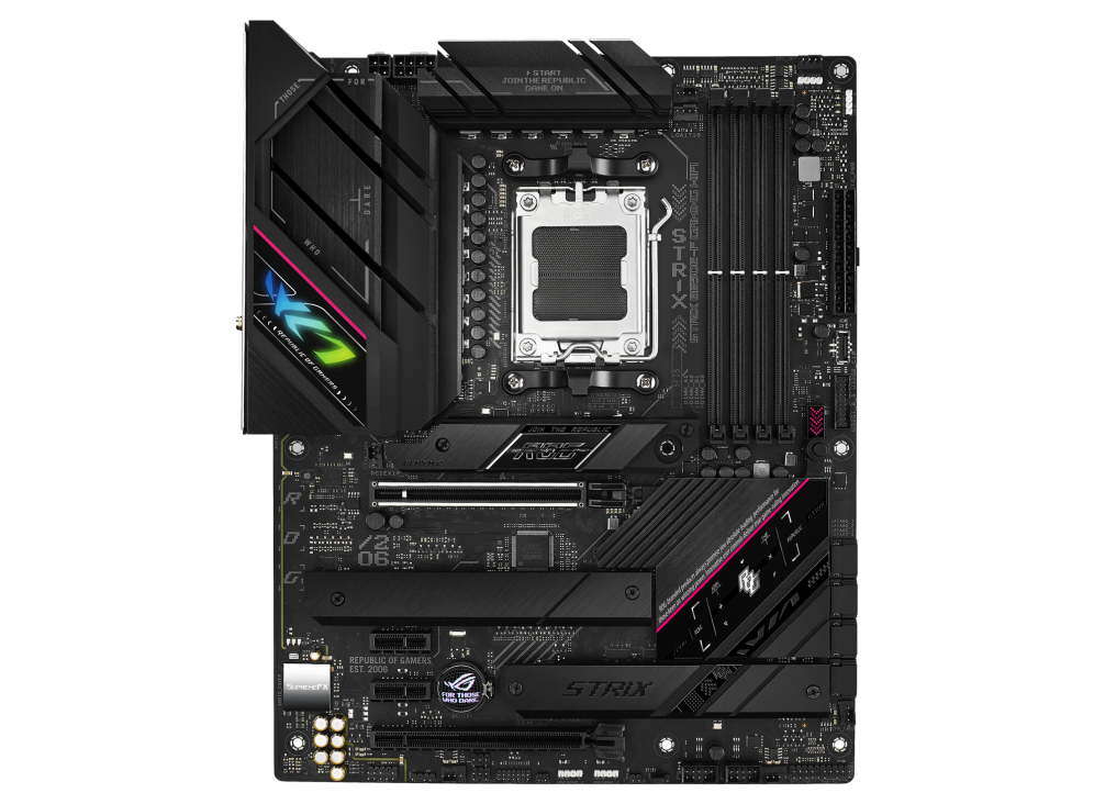 ASUS ROG STRIX B650E-F GAMING WIFI,AMD Socket AM5 for AMD Ryzen™ 7000 Series Desktop Processors PCIe 5.0 An x16 slot and on-board M.2 slot,WiFi 6E
