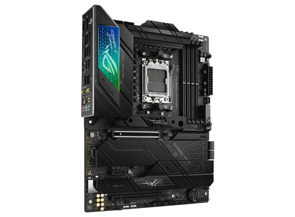 ASUS ROG STRIX X670E-F GAMING WIFI,AMD Socket AM5 for AMD Ryzen™ 7000 Series Desktop Processors, DDR5 6400 MT/s+,PCIe 5.0