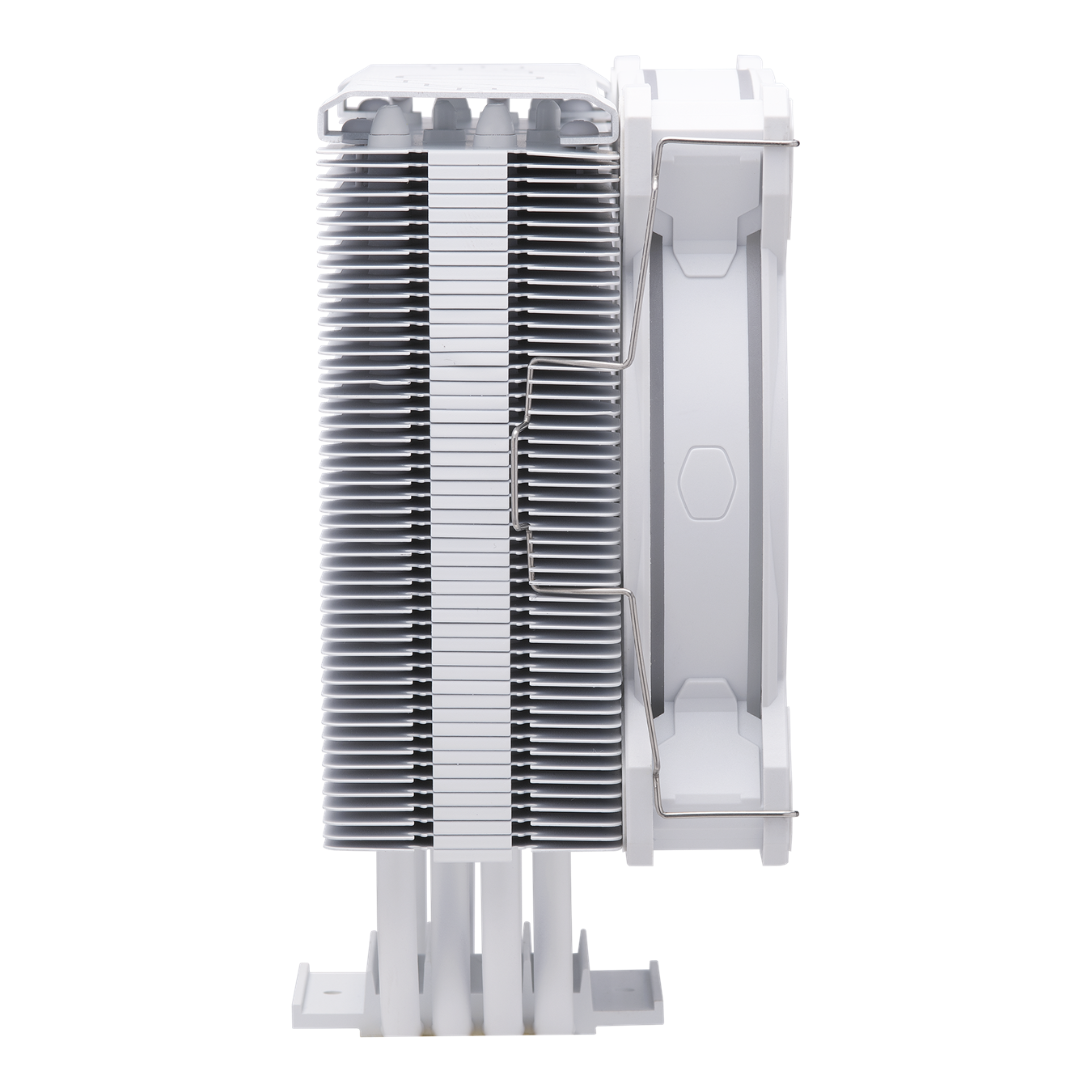 Cooler Master HYPER 212 HALO WHITE MF120 Halo² Fan, Dual Loop ARGB, Aluminum Top Cover, 4 Copper Heat Pipes, 154mm (H) for AMD Ryzen AM5/AM4, Intel LGA1700/1200 (RR-S4WW-20PA-R1)