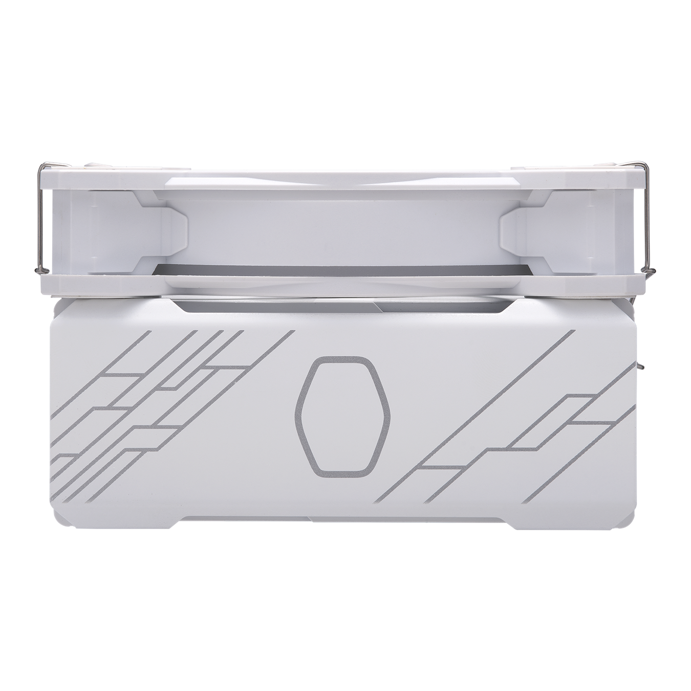 Cooler Master HYPER 212 HALO WHITE MF120 Halo² Fan, Dual Loop ARGB, Aluminum Top Cover, 4 Copper Heat Pipes, 154mm (H) for AMD Ryzen AM5/AM4, Intel LGA1700/1200 (RR-S4WW-20PA-R1)