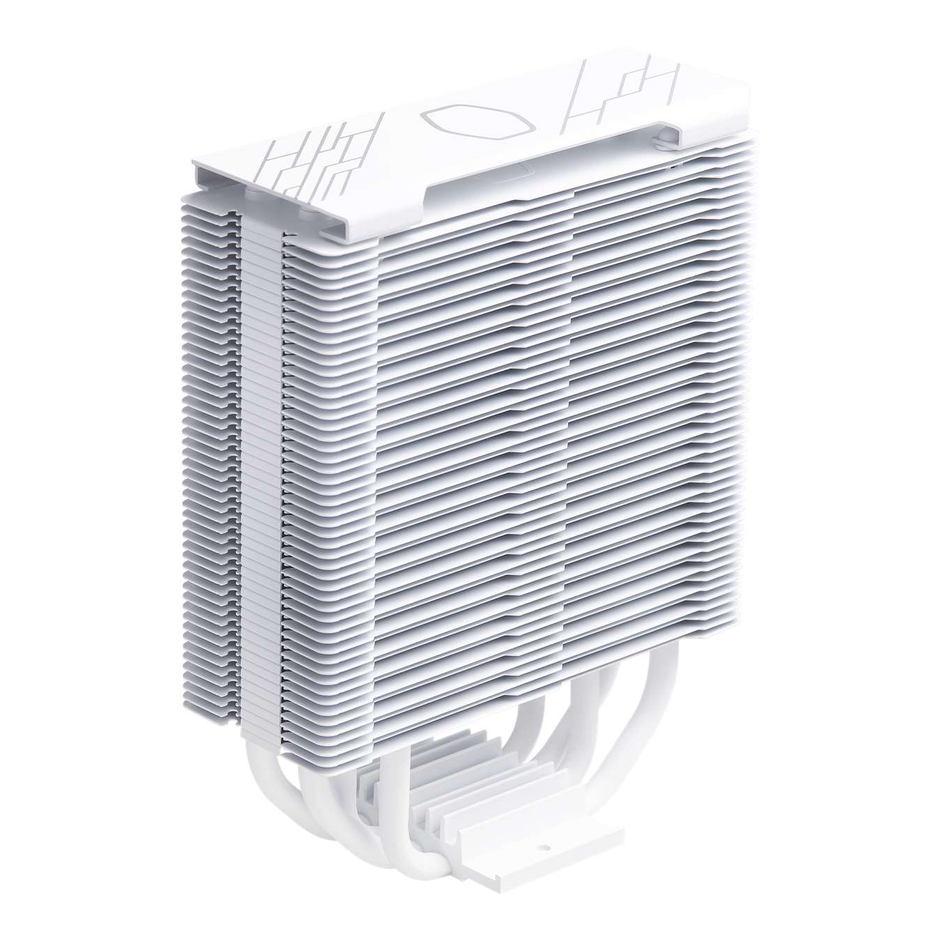 Cooler Master HYPER 212 HALO WHITE MF120 Halo² Fan, Dual Loop ARGB, Aluminum Top Cover, 4 Copper Heat Pipes, 154mm (H) for AMD Ryzen AM5/AM4, Intel LGA1700/1200 (RR-S4WW-20PA-R1)