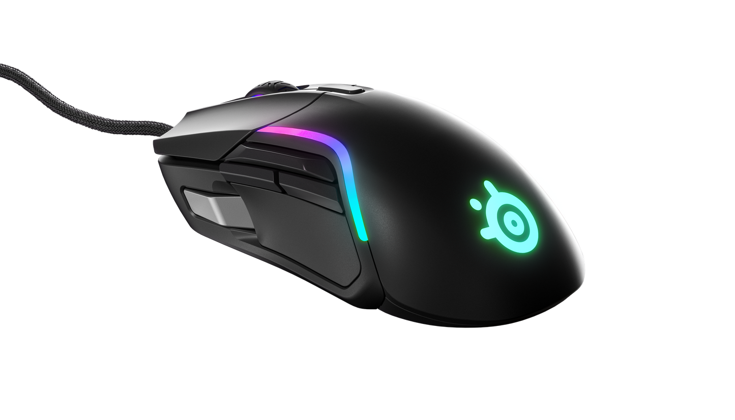Steel Series RIVAL 5 Precision Mouse for Fast-Paced Gaming Action (62551)