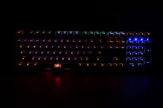 DUCKY One 711 Multi LED Double Shot PBT Mechanical Keyboard  Limited Edition (Multi Cherry MX)