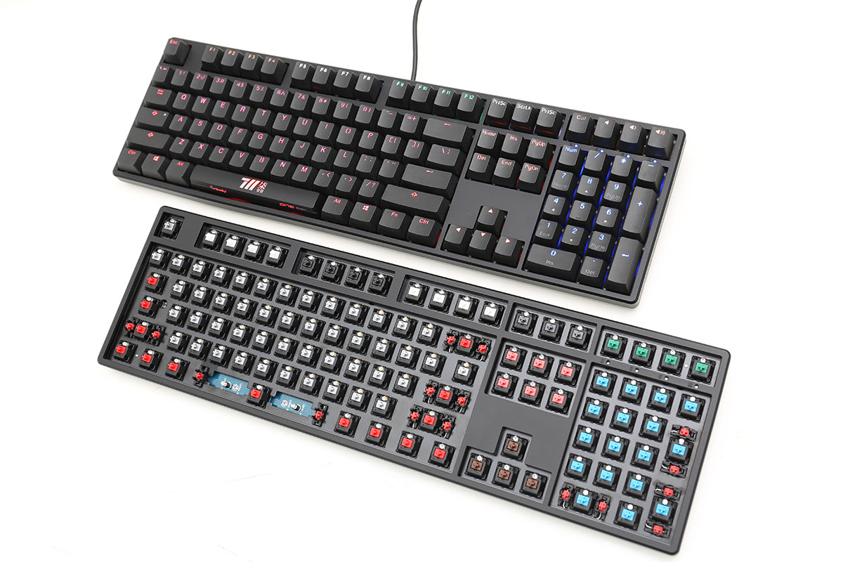 DUCKY One 711 Multi LED Double Shot PBT Mechanical Keyboard  Limited Edition (Multi Cherry MX)