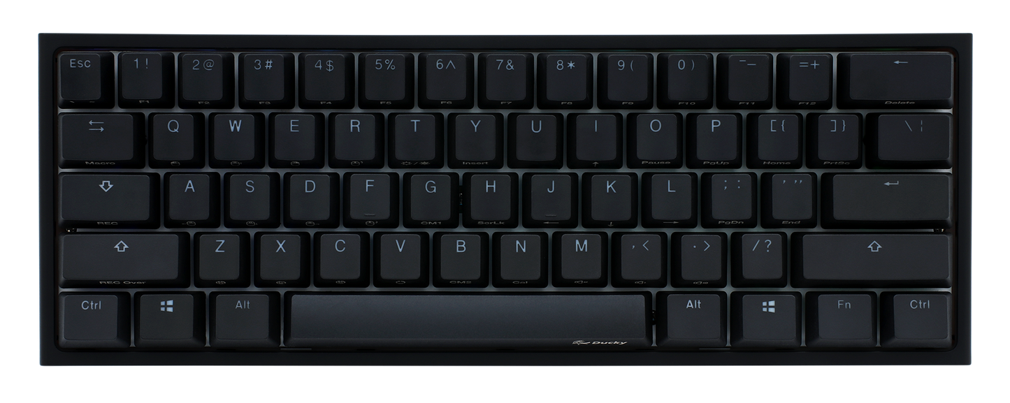 Ducky One 2 Mini v2 RGB LED 60% Double Shot PBT Mechanical Keyboard MX BROWN