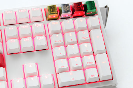 Ducky One 2 Pure White 2020 Christmas Limited Edition MX BROWN RGB LED Double Shot PBT Mechanical Keyboard