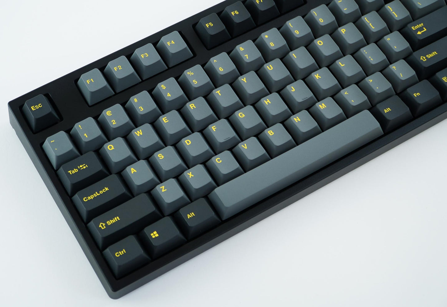 Leopold FC750R PD Ash Yellow - Cherry Silent Red, PBT Double Shot Keycap, TKL (87 Keys) (FC750RS/EGDPD(YF))