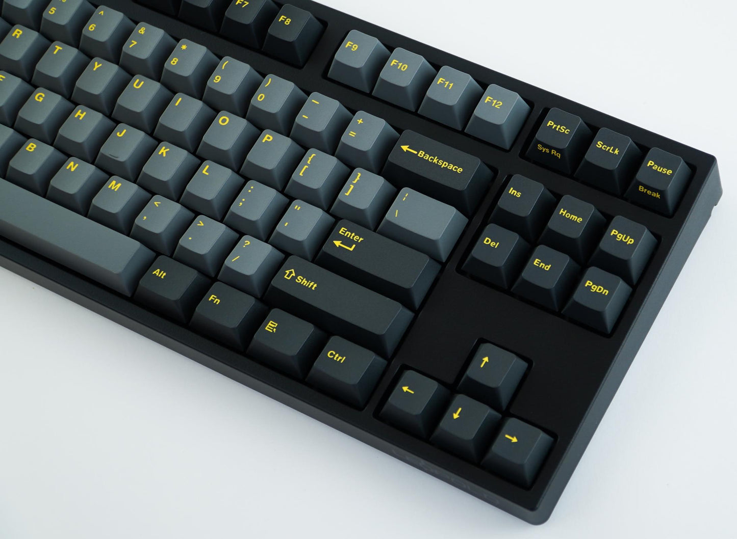 Leopold FC750R PD Ash Yellow - Cherry Silent Red, PBT Double Shot Keycap, TKL (87 Keys) (FC750RS/EGDPD(YF))