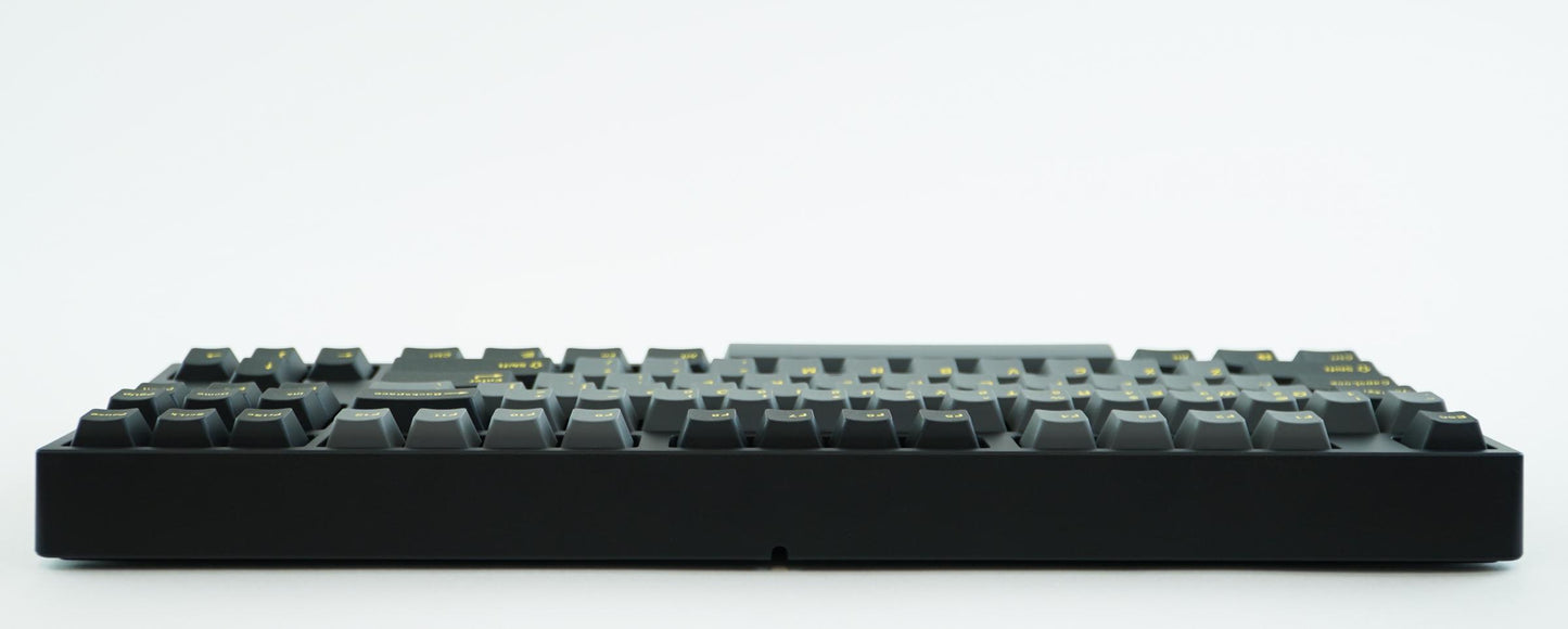 Leopold FC750R PD Ash Yellow - Cherry Silent Red, PBT Double Shot Keycap, TKL (87 Keys) (FC750RS/EGDPD(YF))