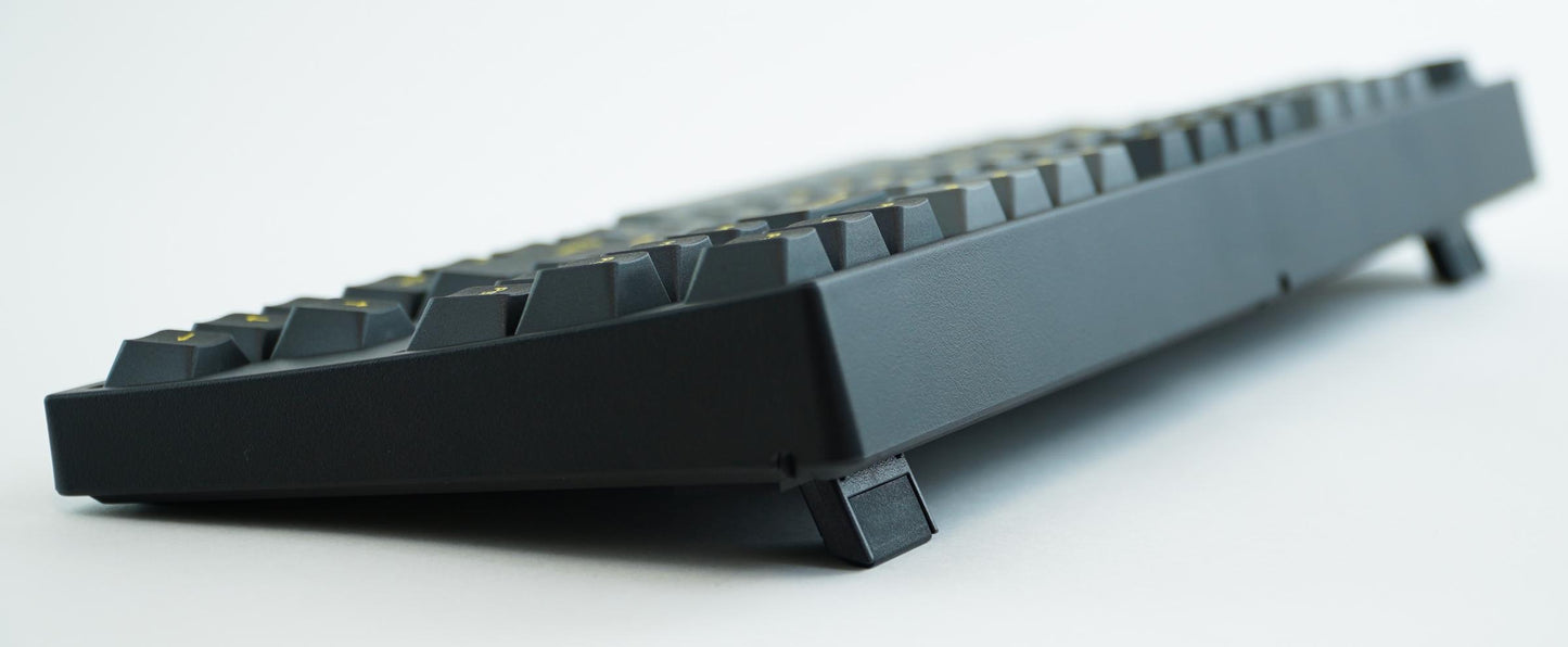 Leopold FC750R PD Ash Yellow - Cherry Silent Red, PBT Double Shot Keycap, TKL (87 Keys) (FC750RS/EGDPD(YF))