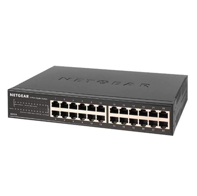 NETGEAR SOHO 24-Port Gigabit Ethernet Unmanaged Switch Version 2.0 (GS324-200NAS / GS324-200EUS)