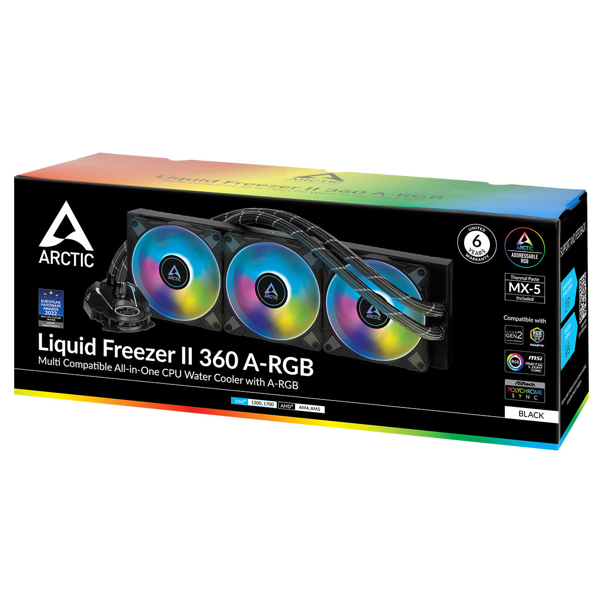 Arctic Liquid Freezer II 360 A-RGB Multi Compatible All-in-One CPU Water Cooler