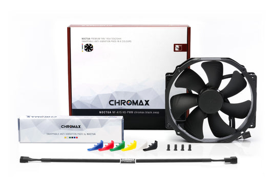 Noctua NF-A15 HS-PWM Chromax.Black.Swap Fan (NF-A15 HS-PWM CH.BK.S)