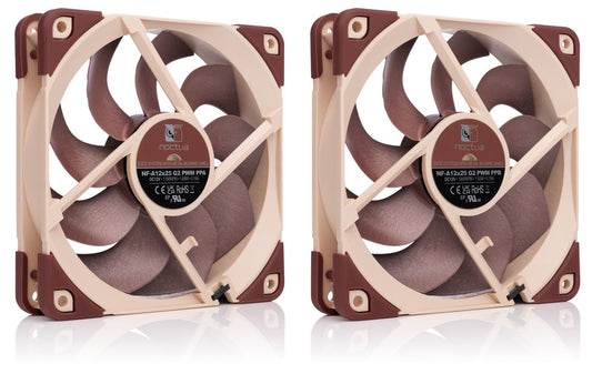 NOCTUA NF-A12x25 G2 PWM SX2-PP 120mm FANS 2-Pack