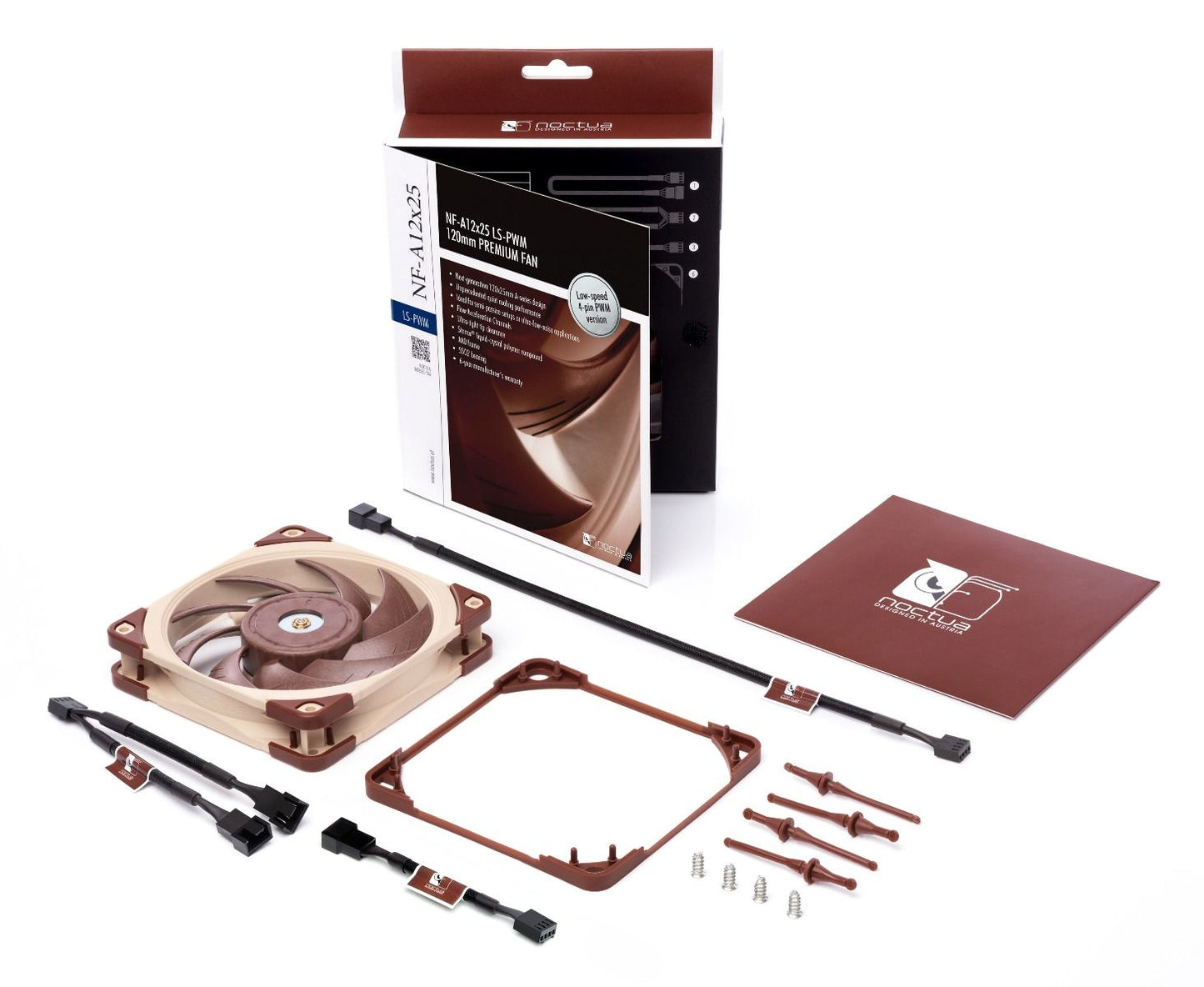Noctua NF-A12x25 LS-PWM premium-quality quiet 120mm fans (NF-A12x25 LS-PWM)